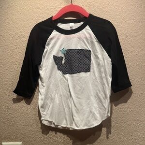 New Washington State Toddler Baseball Tee Shirt Size 2T NWOT